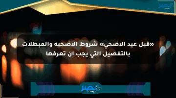 «قبل عيد الأضحى» شروط الأضحية والمبطلات بالتفصيل التي يجب أن تعرفها